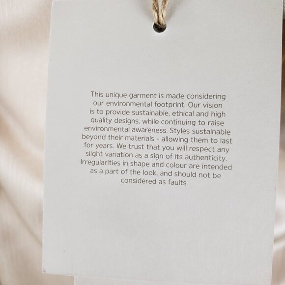 Envelope1976 Net-a-Porter Goa Pants NWT Ivory Satin Trouser Button Ankle Size 44 - Picture 13 of 16